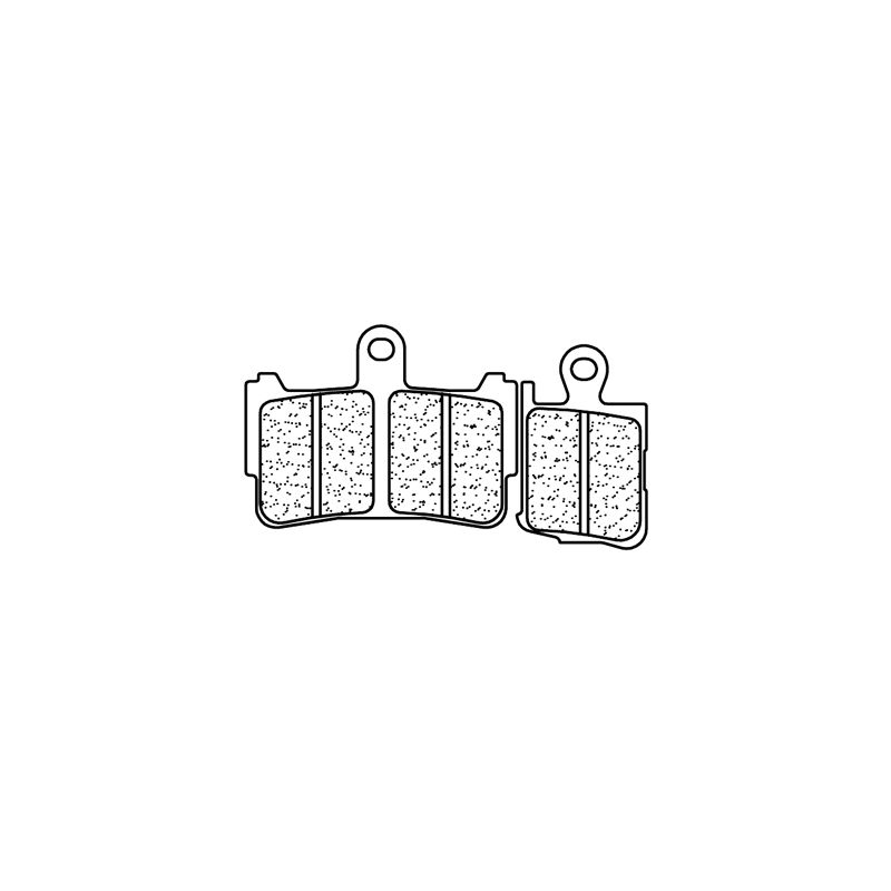 Brake pads CL BRAKES XBK5 (4pcs in kit)