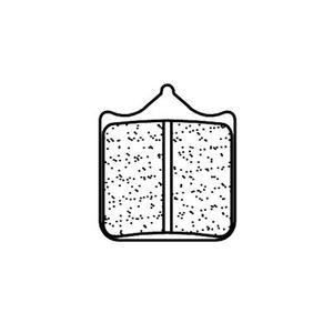 Brake pads CL BRAKES 1207 C60 (C59) (4pcs in kit)