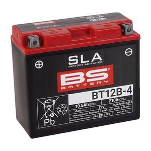 Factory activated battery BS-BATTERY BT12B-4 (YT12B-4) SLA
