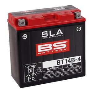 Factory activated battery BS-BATTERY BT14B-4 (YT14B-4) SLA