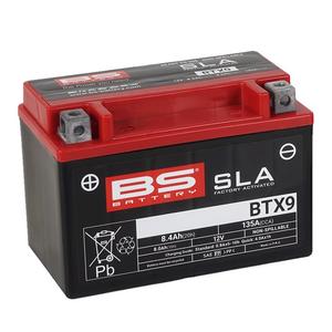 Factory activated battery BS-BATTERY BTX9 (FA) (YTX9 (FA)) SLA