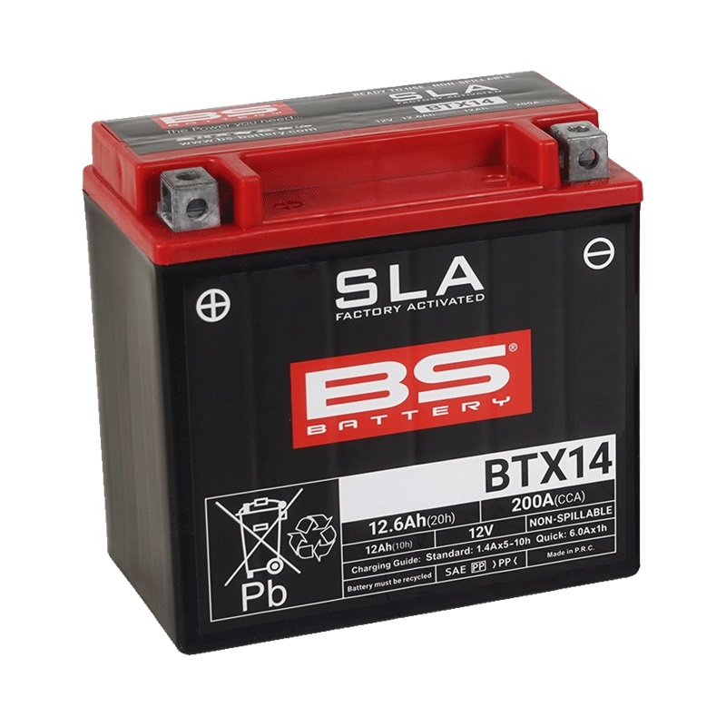 Factory activated battery BS-BATTERY SLA