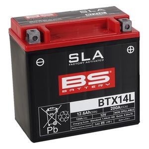 Factory activated battery BS-BATTERY BTX14L (FA) (YTX14L (FA)) SLA
