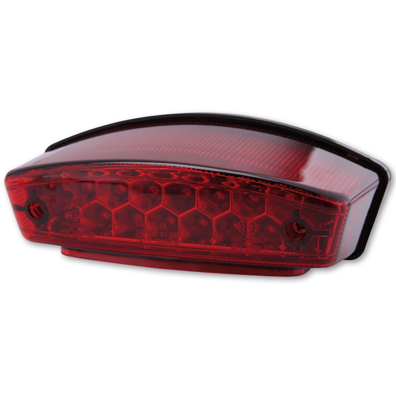 Highsider Smart Monster LED motocyklowe światło tylne czerwone