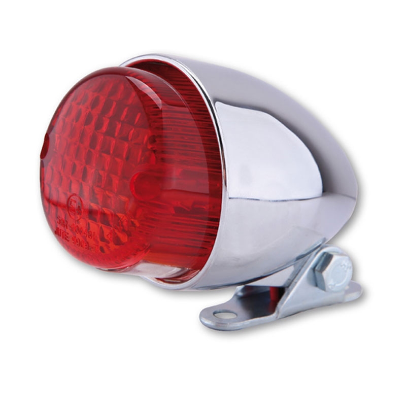 Tylna lampa motocyklowa Highsider Smart Texas chromowana