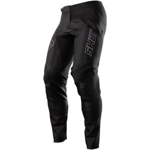 Spodnie motocrossowe Shot Contact Zip w kolorze czarnym