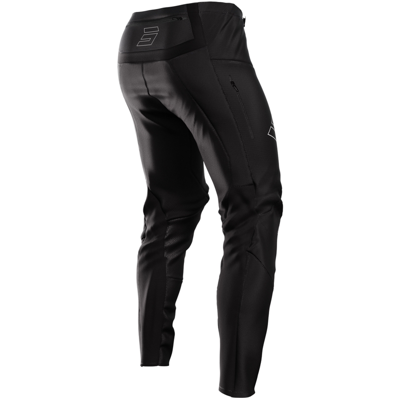 Spodnie motocrossowe Shot Contact Zip w kolorze czarnym