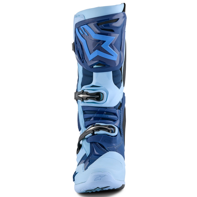 Buty motocyklowe Alpinestars Tech 10 Limited Edition Steelers w kolorze niebiesko-jasnoniebieskim