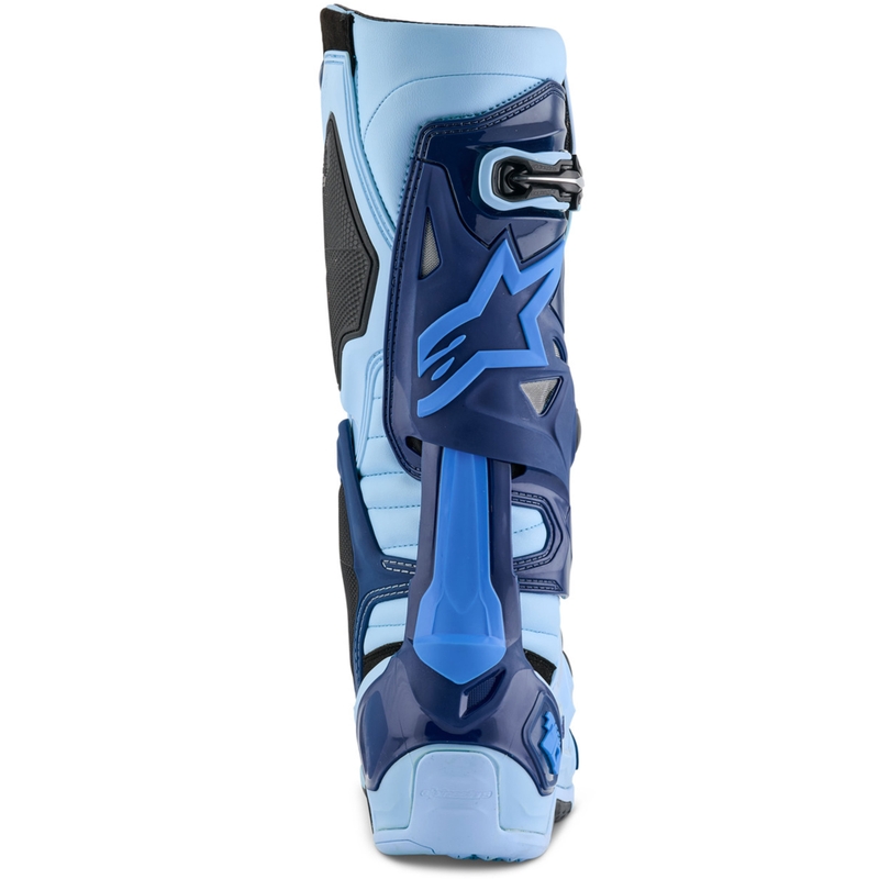 Buty motocyklowe Alpinestars Tech 10 Limited Edition Steelers w kolorze niebiesko-jasnoniebieskim