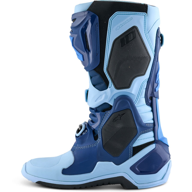 Buty motocyklowe Alpinestars Tech 10 Limited Edition Steelers w kolorze niebiesko-jasnoniebieskim