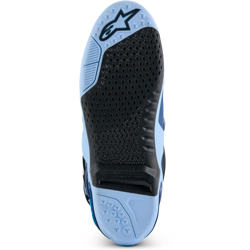 Buty motocyklowe Alpinestars Tech 10 Limited Edition Steelers w kolorze niebiesko-jasnoniebieskim