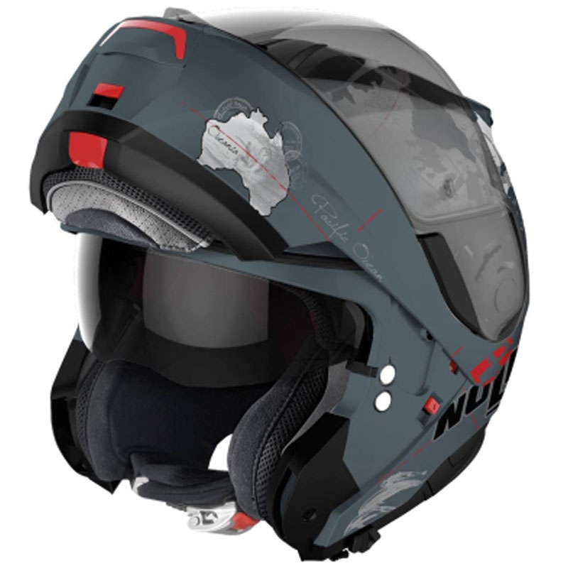 Kask motocyklowy typu flip-up Nolan N100-6 Legend Checa N-COM 3