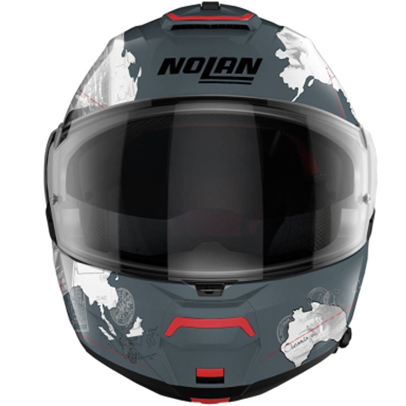 Kask motocyklowy typu flip-up Nolan N100-6 Legend Checa N-COM 3