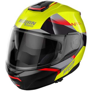 Kask motocyklowy typu flip-up Nolan N100-6 Paloma N-COM 27 fluorescencyjny żółty