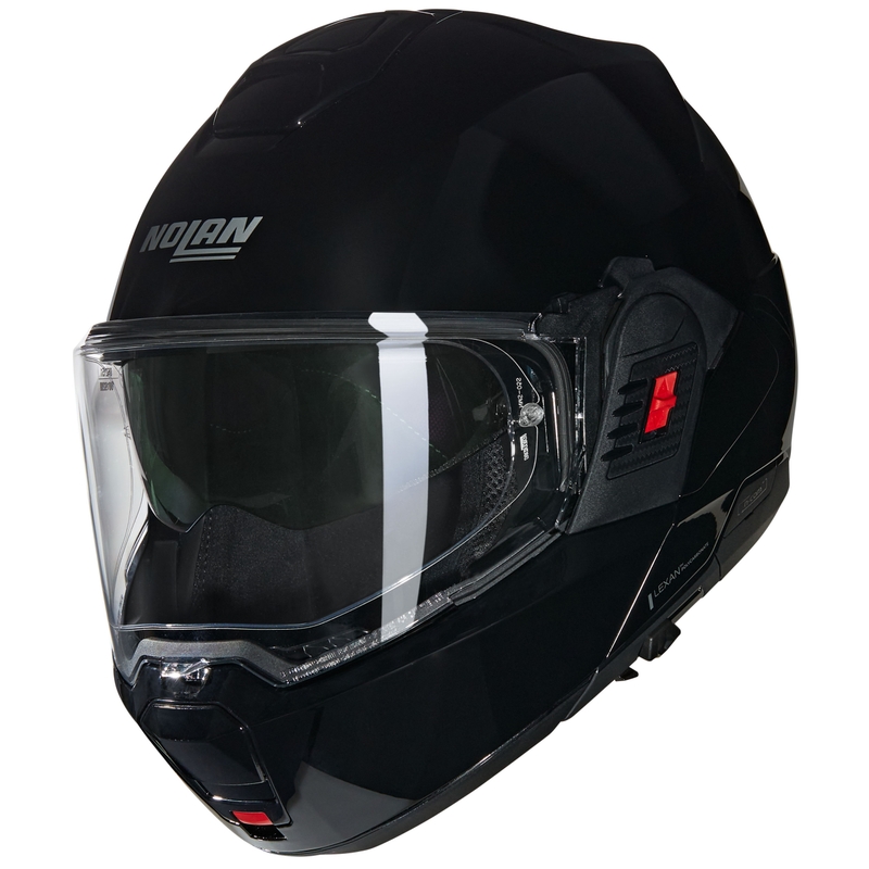 Kask motocyklowy typu flip-up Nolan N120-1 Classico N-COM 301 czarny