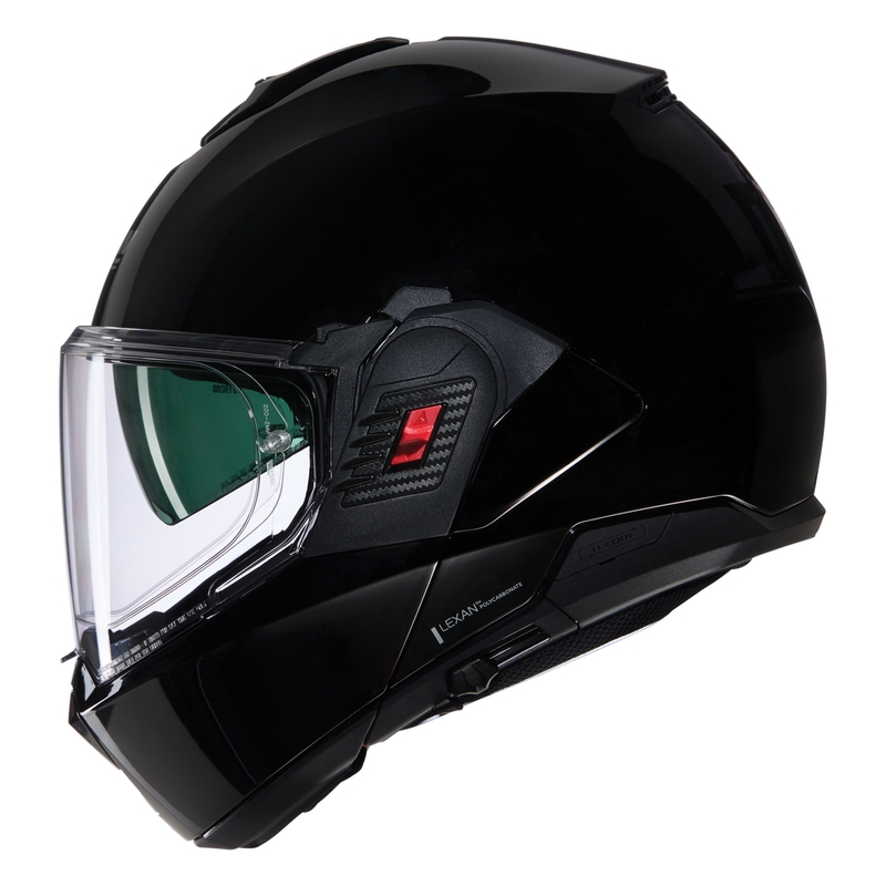 Kask motocyklowy typu flip-up Nolan N120-1 Classico N-COM 301 czarny