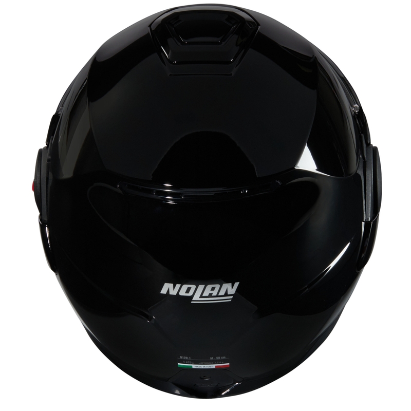 Kask motocyklowy typu flip-up Nolan N120-1 Classico N-COM 301 czarny
