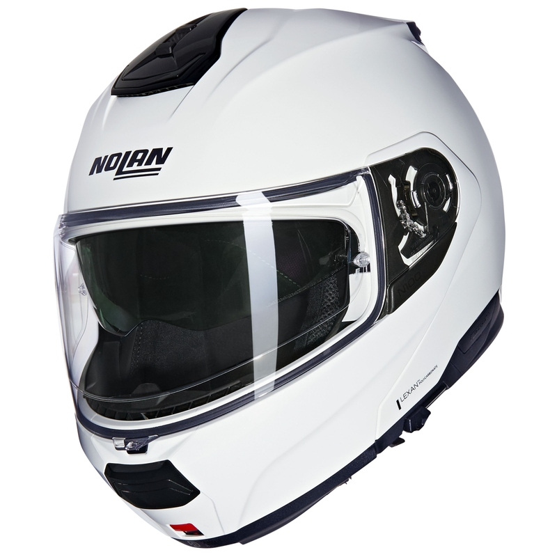 Kask motocyklowy typu flip-up Nolan N100-6 Classico N-COM 305 biały