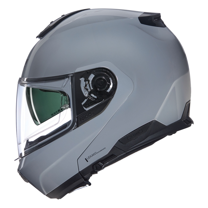 Kask motocyklowy typu flip-up Nolan N100-6 Classico N-COM 303 szary