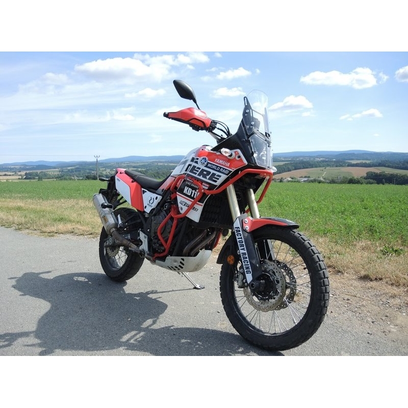 Engine guards RDMOTO Red (with protectors)