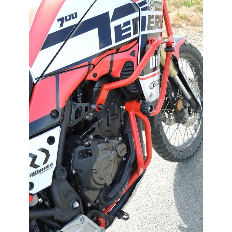 Engine guards RDMOTO Red (with protectors)