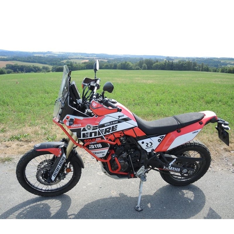 Engine guards RDMOTO Red (with protectors)