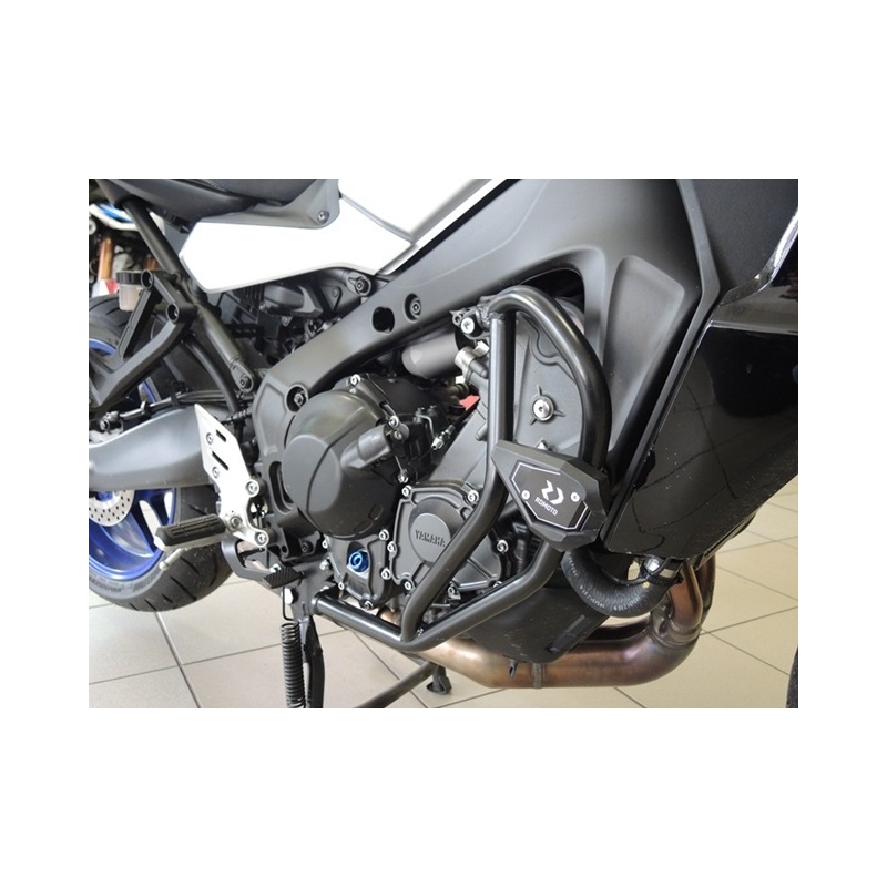 Engine guards RDMOTO Black (with protectors)