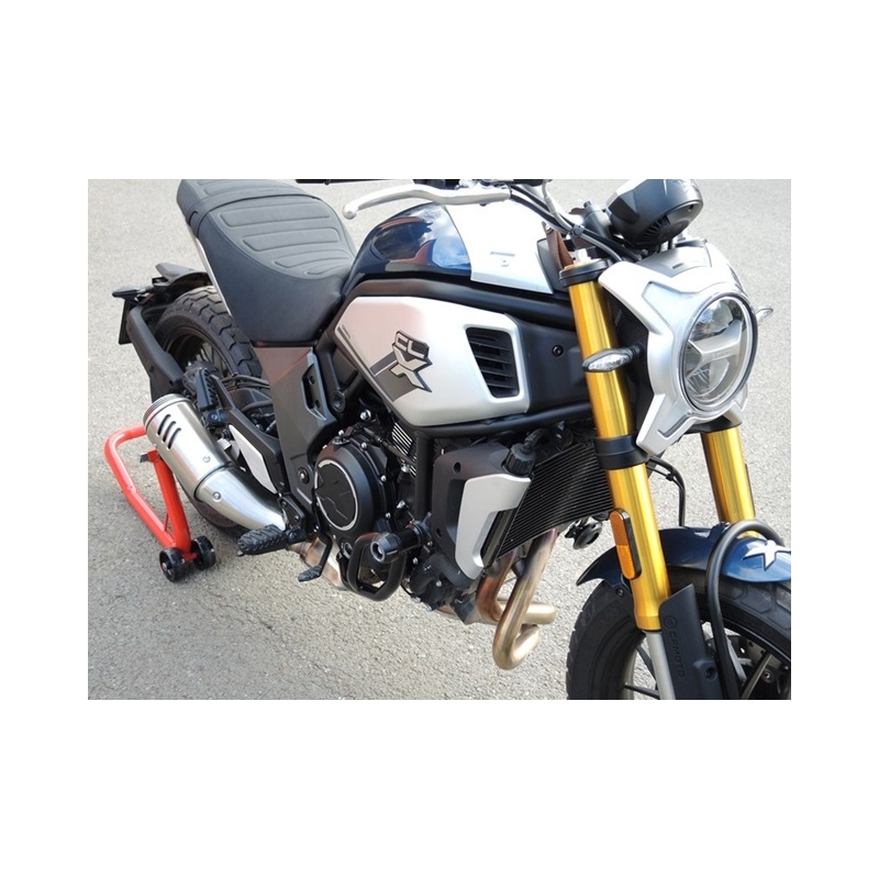 Engine guards RDMOTO Black (with protectors)