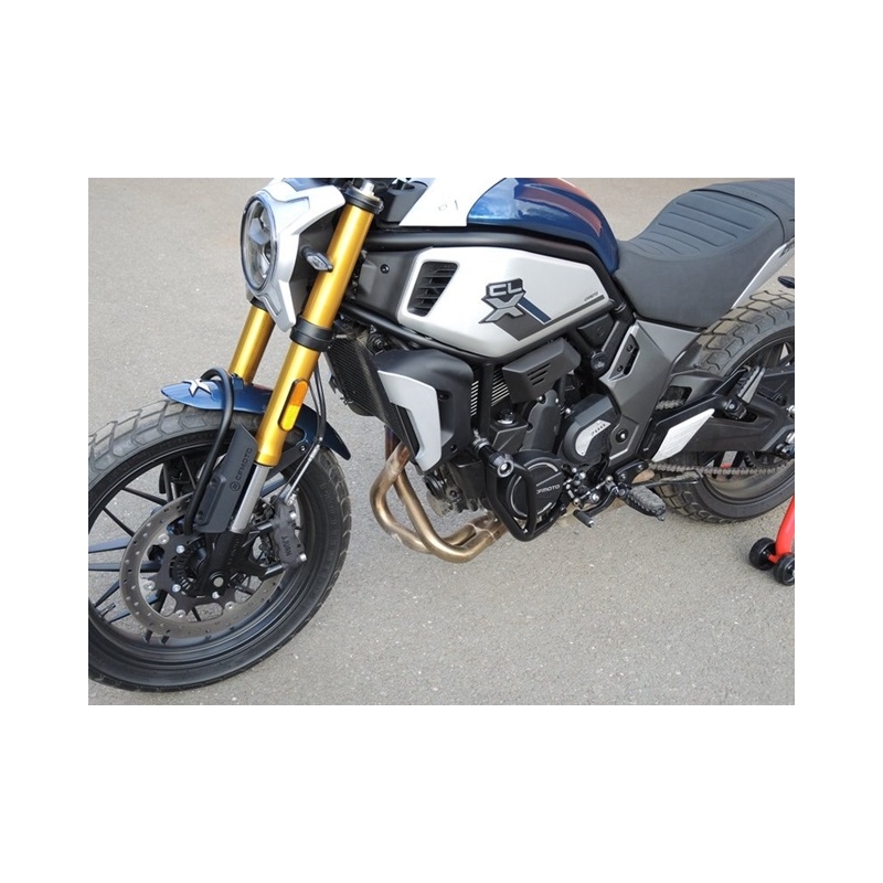 Engine guards RDMOTO Black (with protectors)