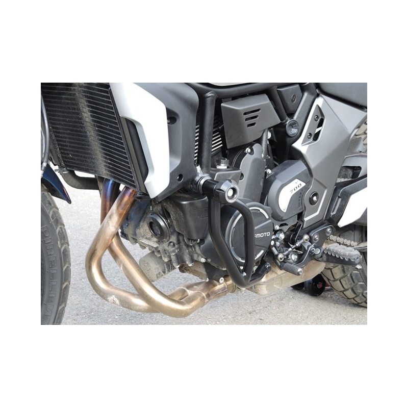 Engine guards RDMOTO Black (with protectors)