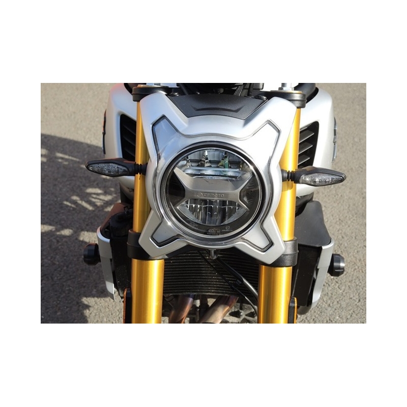 Engine guards RDMOTO Black (with protectors)