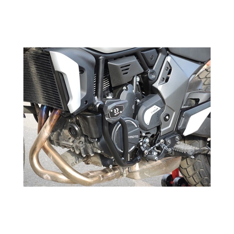 Engine guards RDMOTO Black (with protectors)