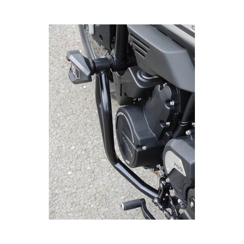 Engine guards RDMOTO Black (with protectors)