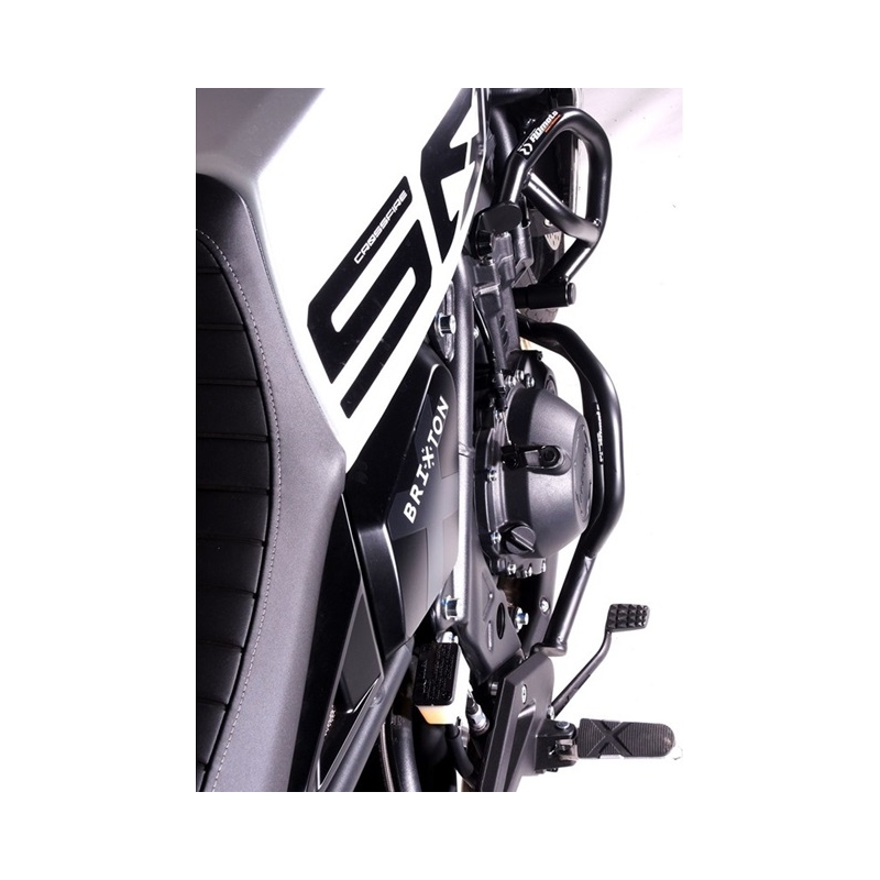 Engine guards RDMOTO Black (lower + upper frames)