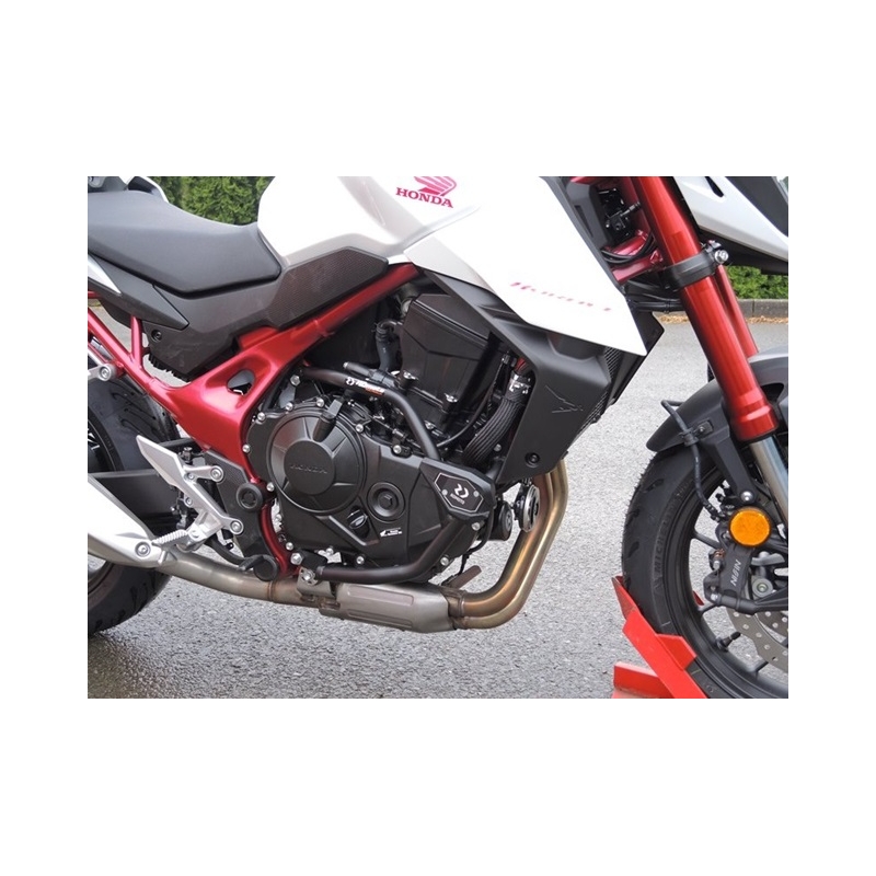 Engine guards RDMOTO Black (with protectors)