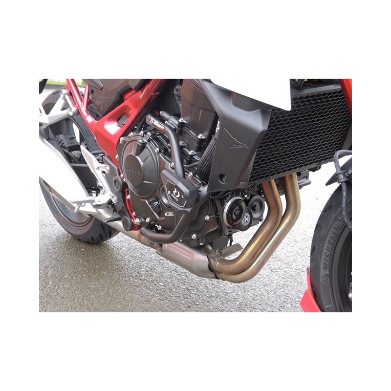 Engine guards RDMOTO Black (with protectors)