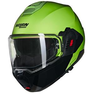 Kask motocyklowy typu flip-up Nolan N120-1 Mivedi N-COM 329 zielono-czarny