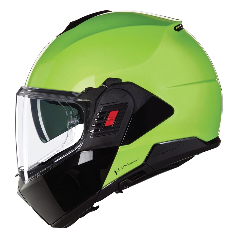 Kask motocyklowy typu flip-up Nolan N120-1 Mivedi N-COM 329 zielono-czarny