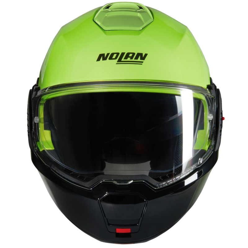 Kask motocyklowy typu flip-up Nolan N120-1 Mivedi N-COM 329 zielono-czarny