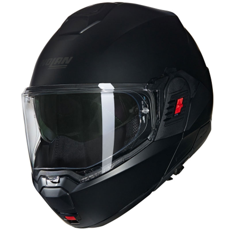 Kask motocyklowy typu flip-up Nolan N120-1 Classico N-COM 302 matowy czarny