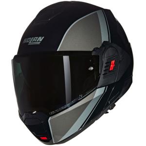 Kask motocyklowy typu flip-up Nolan N120-1 Verniciatura Speciale N-COM 341 czarno-szary