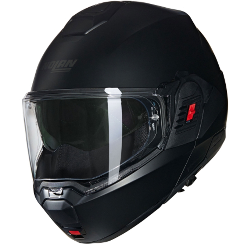 Kask motocyklowy typu flip-up Nolan N100-6 Classico N-COM 302 matowy czarny