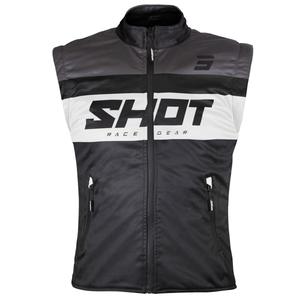 Kamizelka motocyklowa Shot Bodywarmer Lite czarno-biała