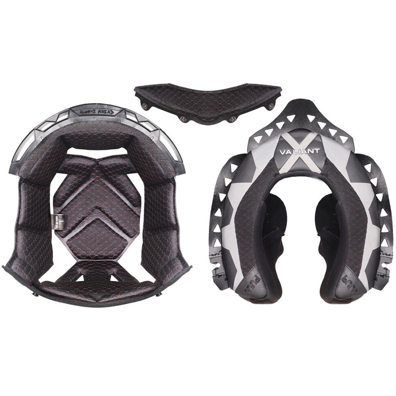Zapasowe wnętrze do kasku motocyklowego LS2 FF901, czarne