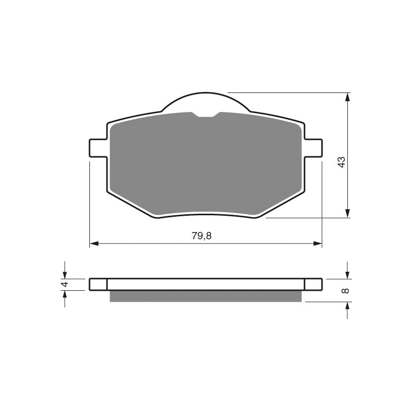 Brake pads GOLDFREN AD  STREET