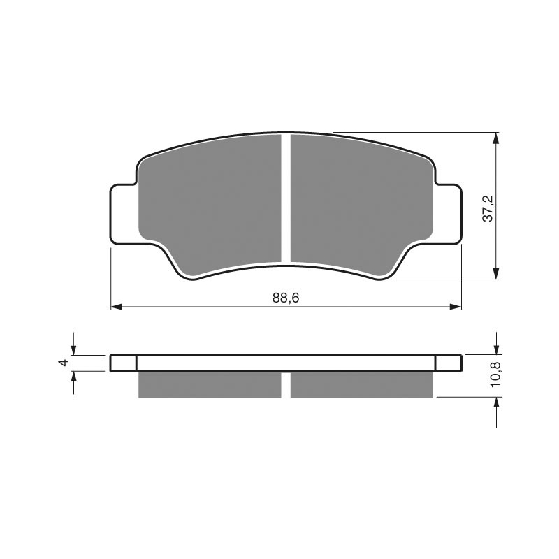 Brake pads GOLDFREN S3