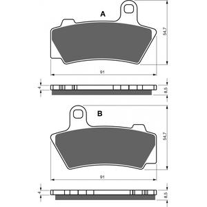 Brake pads GOLDFREN 446 AD