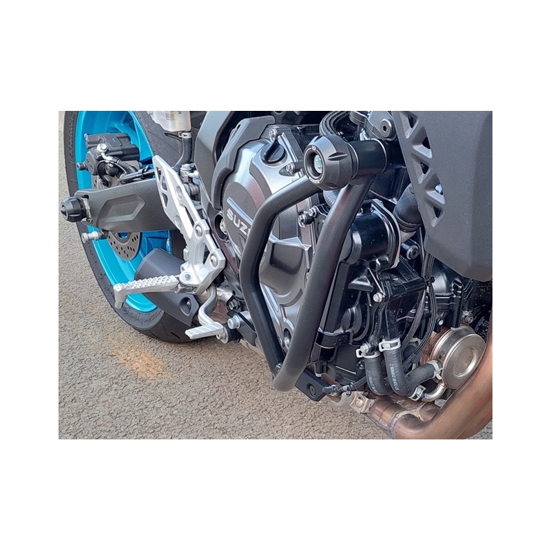 Engine guards RDMOTO Black (with protectors)