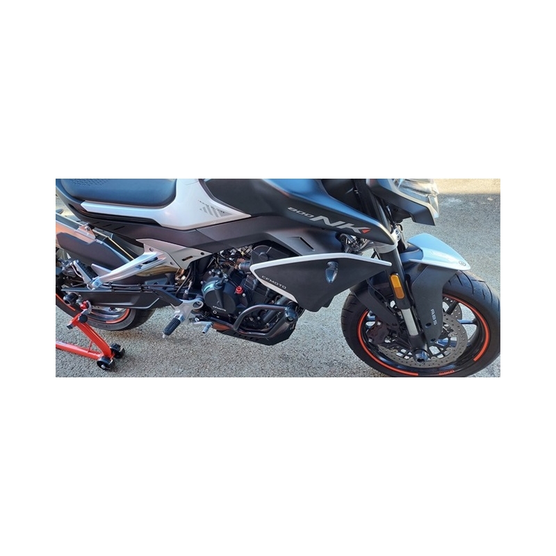 Engine guards RDMOTO Black (with protectors)