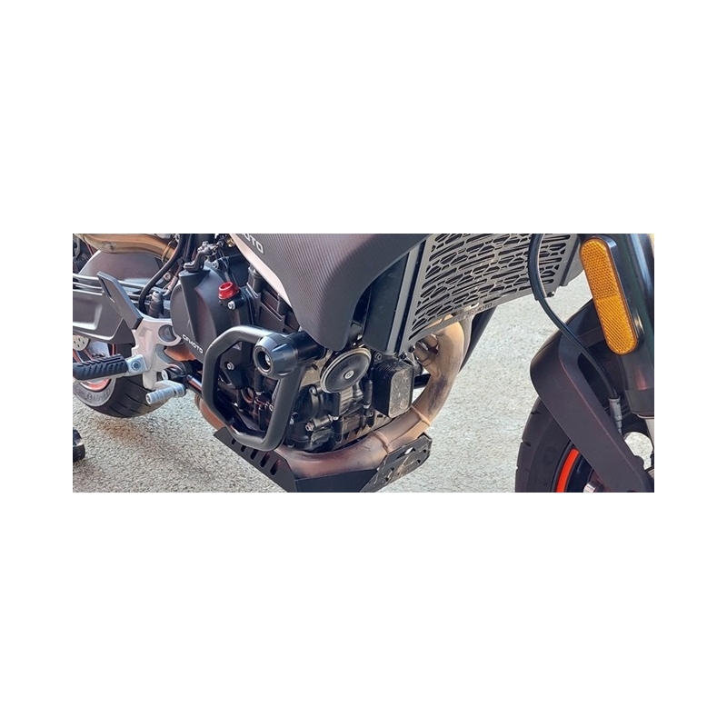 Engine guards RDMOTO Black (with protectors)
